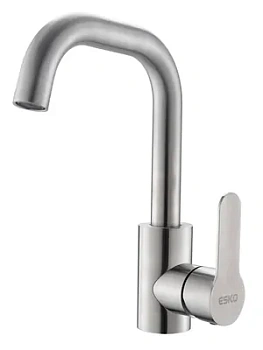 Смеситель для раковины ESKO OL26M однозахватный, поворотный излив, хром