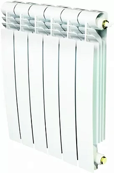 Радиатор алюминиевый, 6 секций Elegance WAVE (588x480х87) 1056 Ватт