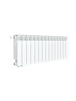 Радиатор биметаллический Rifar Ventil BVL 350 нижнее левое подключение, 15 секций, 2085 Вт