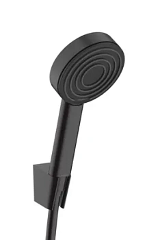 Душевой набор Hansgrohe 24301670 1jet, лейка, шланг 125см, держатель, матовый черный