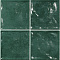 Chic Decorado Verde Glossy 15X15