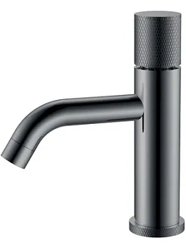 Смеситель Boheme 121-SGM.2 для раковины, на 1 отверстие,однозахватный,ручка touch,графит глянц