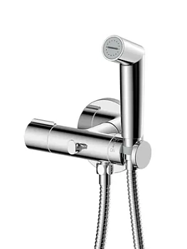 Смеситель IDDIS BR0i08 встраиваемый, однозахватный с гигиеническим душем, хром