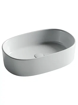 Раковина накладная Ceramicanova 561х359х149 овальная,без перелива,белый CN6075