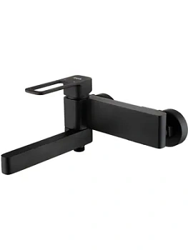 Смеситель Iddis для ванны SLIBL00i02WA однозахватный, короткий излив, черный