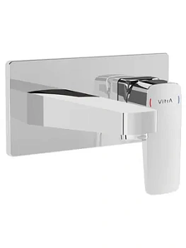 Смеситель для раковины Vitra Square A42738EXP встраиваемый, однозахватный , цвет: хром