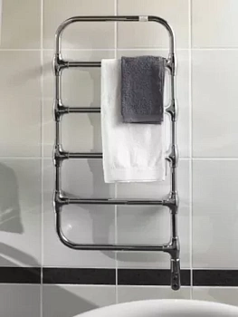 Полотенцесушитель латунный Zehnder NOB-100-050 (965х500) водяной, цвет: хром