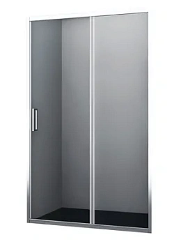 Душевая дверь WasserKRAFT 41S30 (1300х2000) стекло прозрачное, профиль серебристый