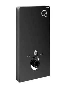 Пристенный модуль системы инсталляции WasserKRAFT 86 для унитазов, черный 86TLT.040.PE.BL