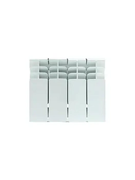 Радиатор STOUT 200 4 секции, биметаллический, боковое подключение, белый SRB-3310-020004