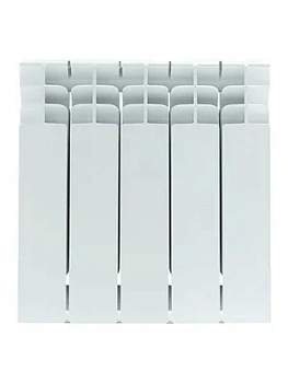 Радиатор STOUT 350 5 секций, биметаллический, боковое подключение, белый SRB-3310-035005