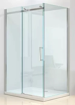 Душевой уголок BAND HOURS 912 (900x1200x2035) низкий поддон, прозрачное стекло/профиль хром