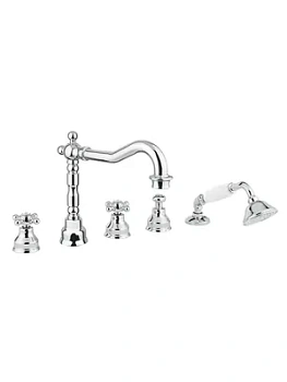 Смеситель на борт ванны Migliore на 5 отверстий, хром ML.REV-480.CR