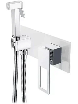 Смеситель Boheme 147-CRCR.2 встраиваемый, с гигиеническим душем, однозахватный, хром