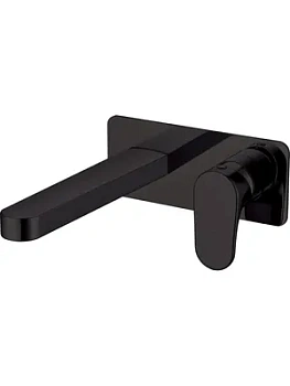 Смеситель Boheme 455-B для раковины, встраиваемый, однозахватный, черный