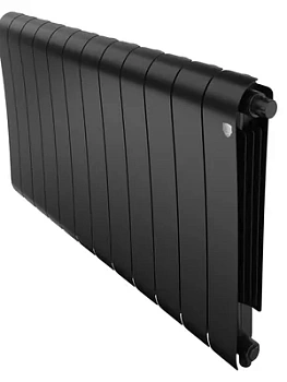 Радиатор биметаллический 12 секций ROYAL THERMO VR80 нижнее.подкл, 2160 Вт, Noir Sable