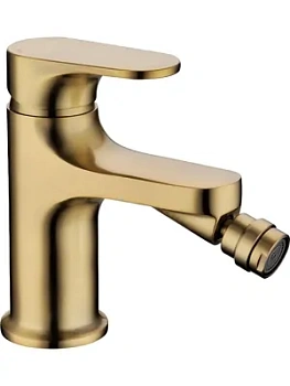 Смеситель Boheme 456-BR для биде, на 1 отверстие, однозахватный, бронза