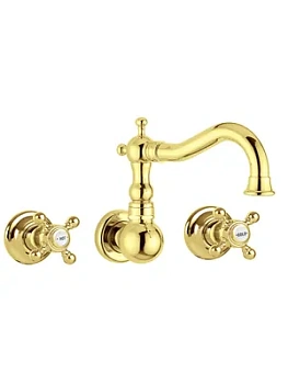 Смеситель для раковины Migliore встраиваемый в стену, золото ML.ARC-8370.DO