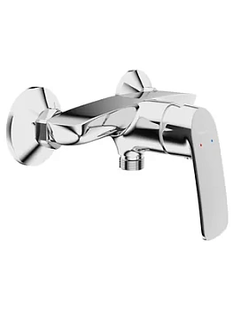Смеситель для душа Aqueduto SUA0700 настенный, однозахватный, без излива, цвет: хром