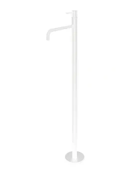 Смеситель Boheme 107-MW для раковины, напольный, однозахватный, белый матовый