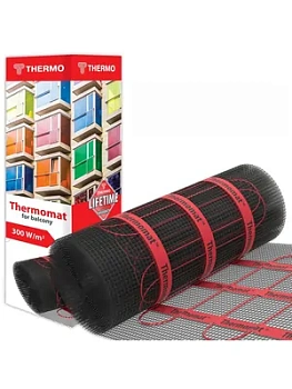 Теплый пол Thermomat -300 BL 2 м2, 300Вт/м2, 0,5м х 4м 600Вт, для балконов, без терморегулятора