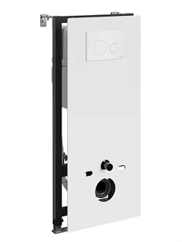 Инсталляция для унитаза WasserKRAFT с клавишей смыва, цвет: белый 20TLT.010.ME.WH.WH04