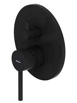 Смеситель Damixa для ванны/душа, встраиваемый в стену, цвет: черный 367100300