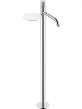 Смеситель Boheme 120-CRCR.4 для раковины, напольный, однозахватный, ручка spirale, хром