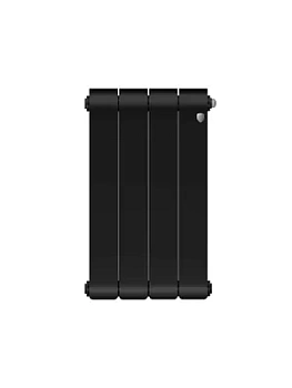 Радиатор биметаллический 4 секции ROYAL THERMO ВШГ:591х320х100 688 Вт Noir Sable