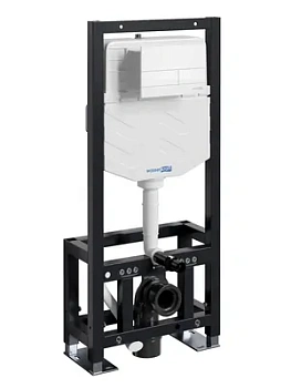 Инсталляция для унитаза WasserKRAFT с клавишей смыва, цвет: белый 61TLT.010.ME.WM04