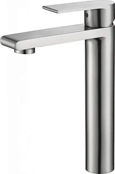 Смеситель для раковины BelBagno NOV-LMC-IN однозахватный, высокий, сатин