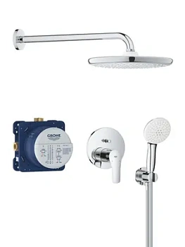 Душевая система Grohe для душа, без излива, верхний и ручной душ, цвет: хром 25288000