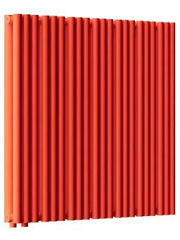 Радиатор стальной Empatiko V LR2 двухтруб 832х536х122 21 сек НЗ.подкл, 2430Вт, Friendly Red