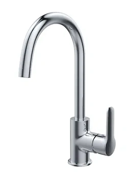 Смеситель IDDIS для кухни CUBSBJ0i05 высокий поворотный излив 183,5мм