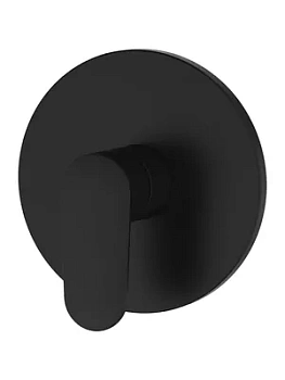 Смеситель для душа Aquatek AQ1866MB встраиваемый, однозахватный, цвет: черный матовый