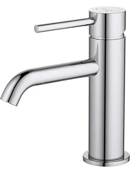 Смеситель для раковины Aquatek AQ1310CR однозахватный, излив 89мм, б/дон. клапана, цвет: хром