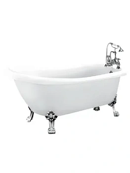 Ванна акриловая BelBagno BB20-1700  1680х720х720 отдельностоящая, овальная, белый