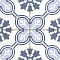 Chateau Blue Pre-Cut 45X45