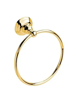 Полотенцедержатель-кольцо Nicolazzi настенный, золото 1485GO