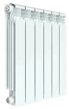 Радиатор алюминиевый Rifar VENTIL VL 500 нижнее левое подключение, 6 секции, 50мм, 1116 Вт