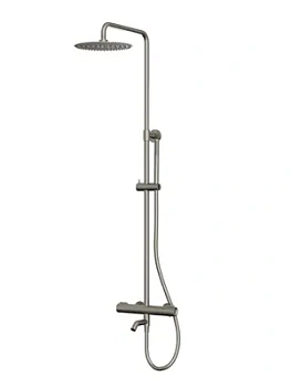 Душевая система Paini 78PW687THSSD250F1B термостат, поворотный излив, верхний/ручной душ, никель