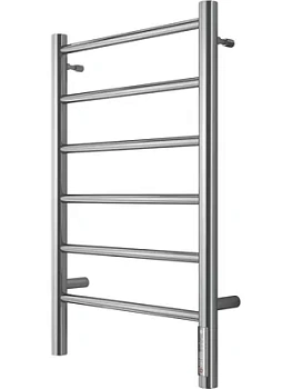Полотенцесушитель TERMINUS П6 (ШВ:400х650) электро, нерж.сталь, quick touch, правый