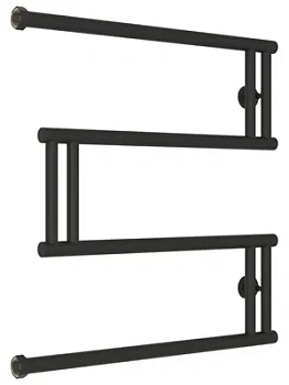 СУНЕРЖА model "M+" Полотенцесушитель 600x600 верт. подкл. темный титан муар