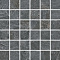 Monocibec Ceramiche Dolomite 92926 Dark Mosaico 4.7x4.7 Su Rete 30x30
