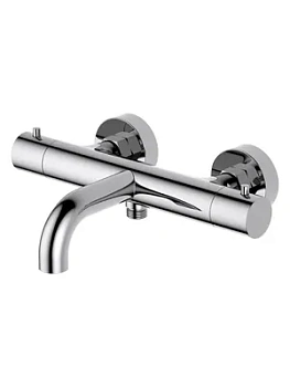 Смеситель для ванны/душа Aquatek AQ1343CR настенный, термостат, излив 202мм, цвет: хром
