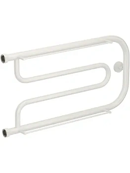 СУНЕРЖА Гусли + 2 полки Полотенцесушитель 320х650 белый, нак. гайка 1"