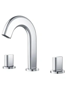 Смеситель Zeegres 20008001 для раковины, 3 отверстия, излив 128мм