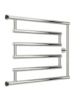 СУНЕРЖА model "L+" Полотенцесушитель 500х650 нержавеющая сталь, верт. подключение гайка 1"