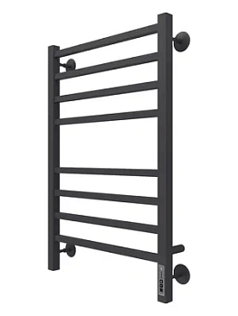 Полотенцесушитель TERMINUS П8 (ШВ:530x800) электрический, Ral 9005 черный матовый