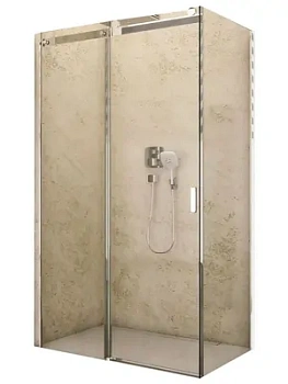Уголок душевой RIHO GE0902600 (1600х900х2100) раздвижная дверь, хром/стекло прозрачное 8мм